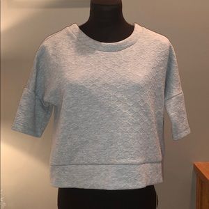 Loft Petite patterned top.